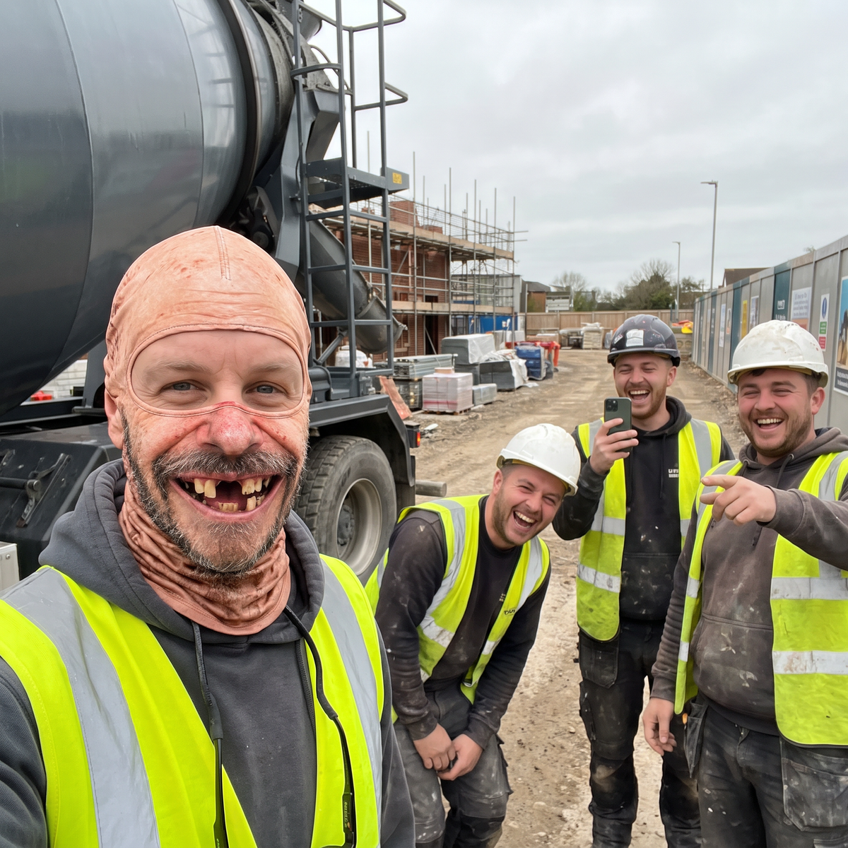 Die Sturmhaube, die aussieht wie dein Kollege